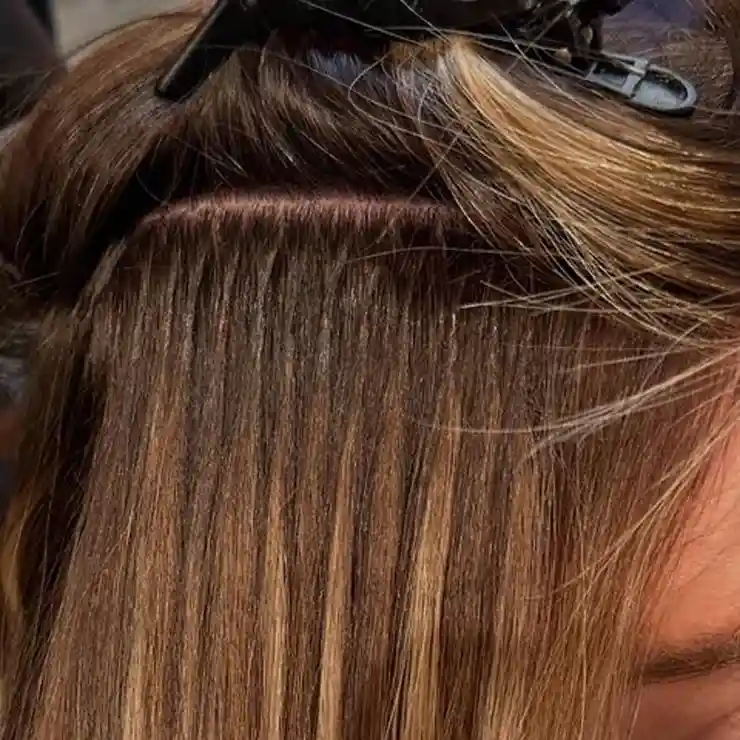 Mini keratin tip hair extensions - versatile comfort